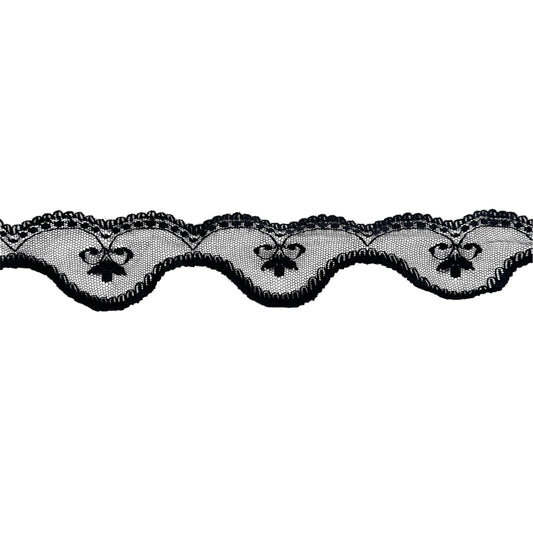 Black - Fancy Lace 40 mm