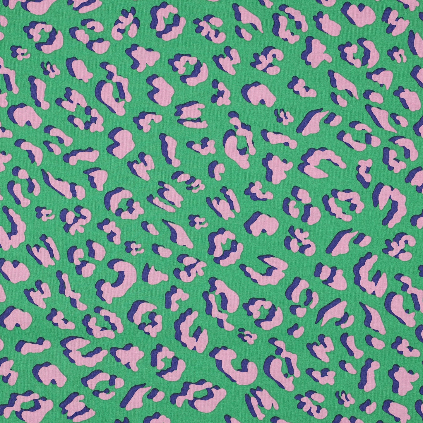 Léopard vert - Coton enduit