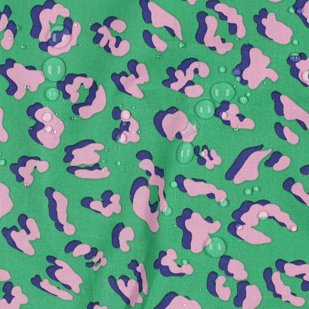 Léopard vert - Coton enduit