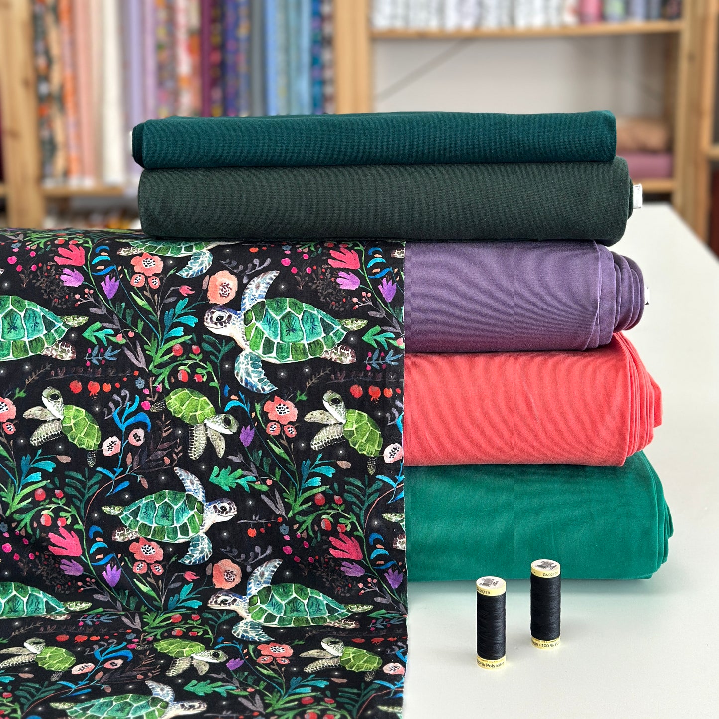 Tortues de mer - NON NON OUI - Jersey imprimé