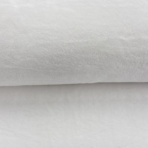Blanc - Ratine de velours de bambou