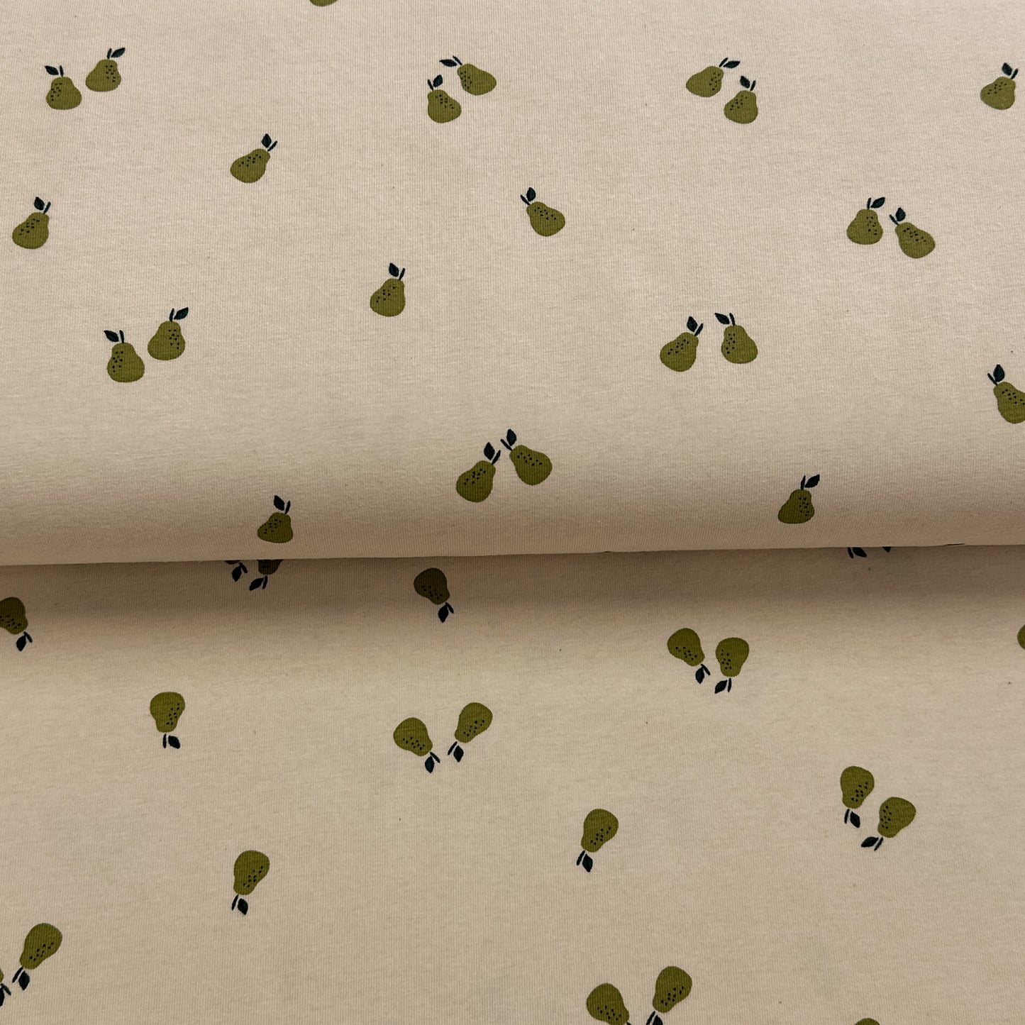 Minis poires - Jersey imprimé biologique