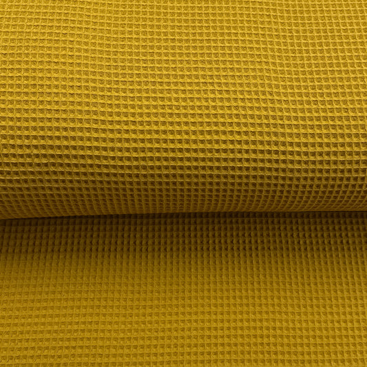 Ocre - Coton gaufré