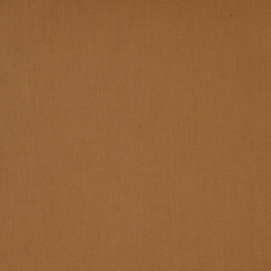 Camel - Coton enduit uni