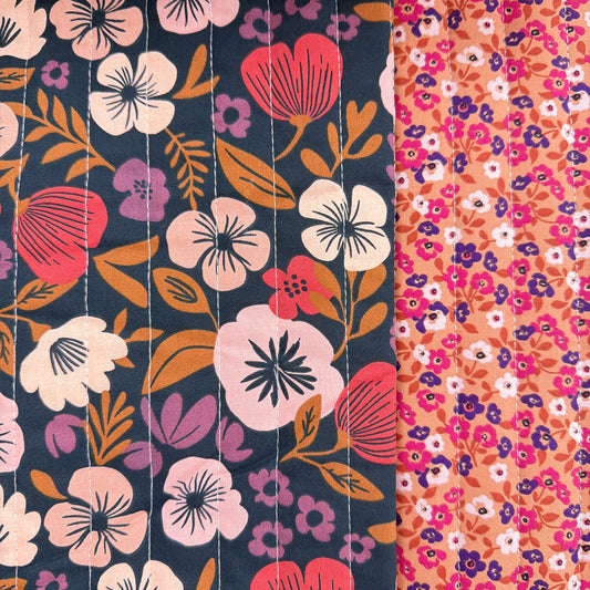 Palawa / Thalie - Reversible Vertical Quilted Cotton