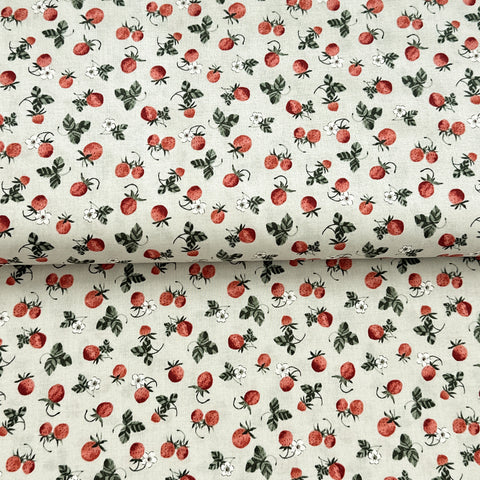 Fraises - Figo Fabrics - Coton courtepointe imprimé
