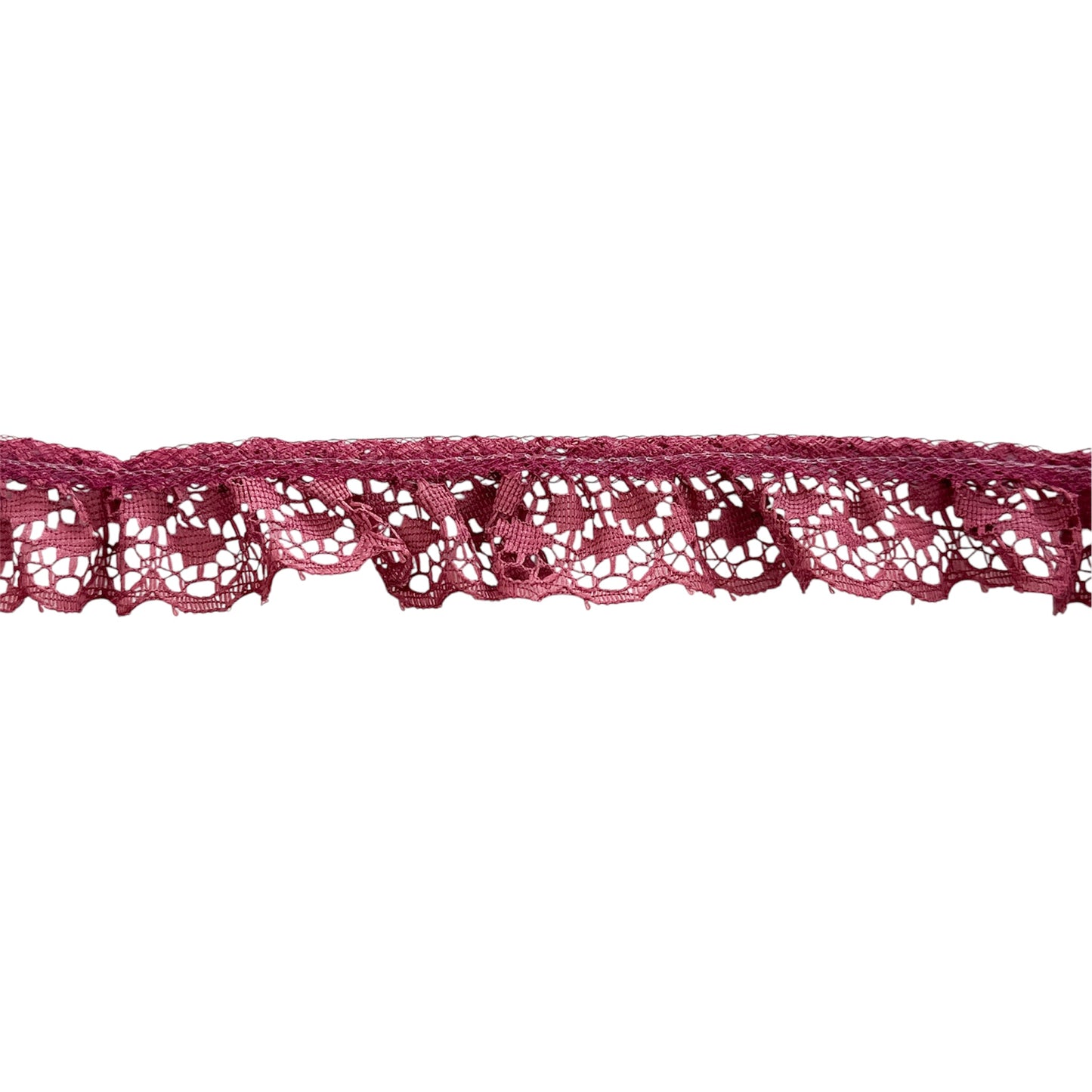 Burgundy - Fancy Lace 25 mm