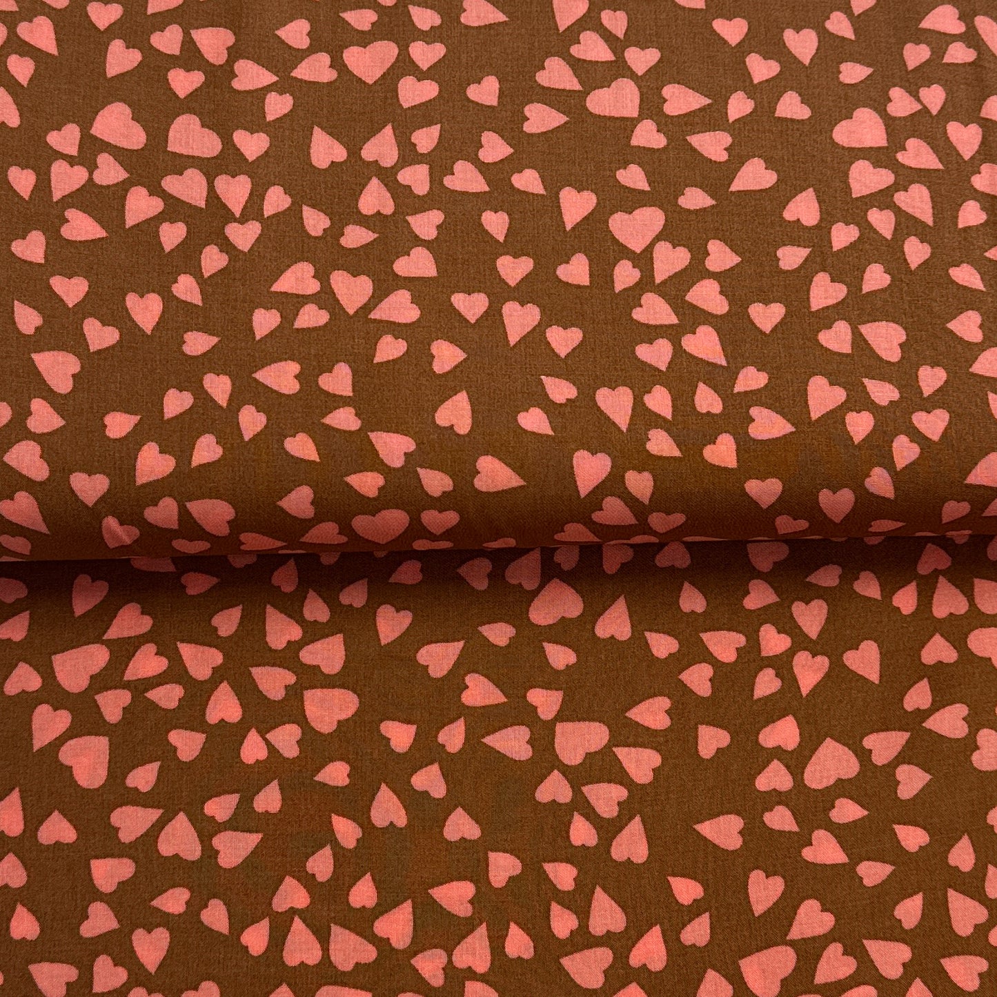 Coeur brun - Viscose ECOVERO™