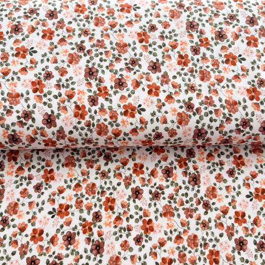 Bouquet de douceur - Jersey imprimé biologique