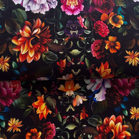 Floral multicolore - French Terry imprimé