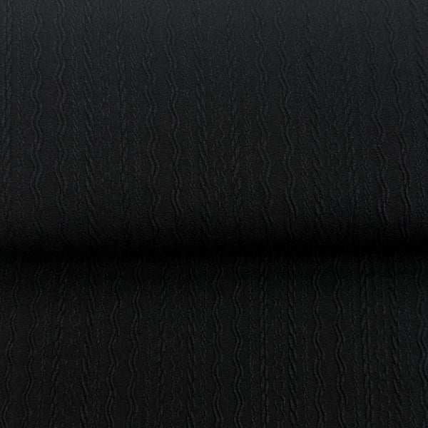 Noir - Tricot câble