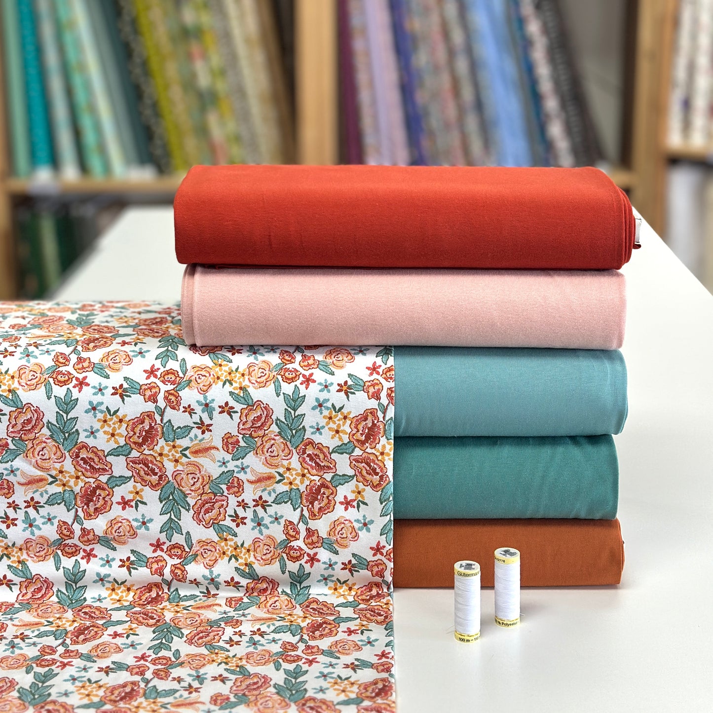 Broderies blanc - NON NON OUI - Jersey imprimé