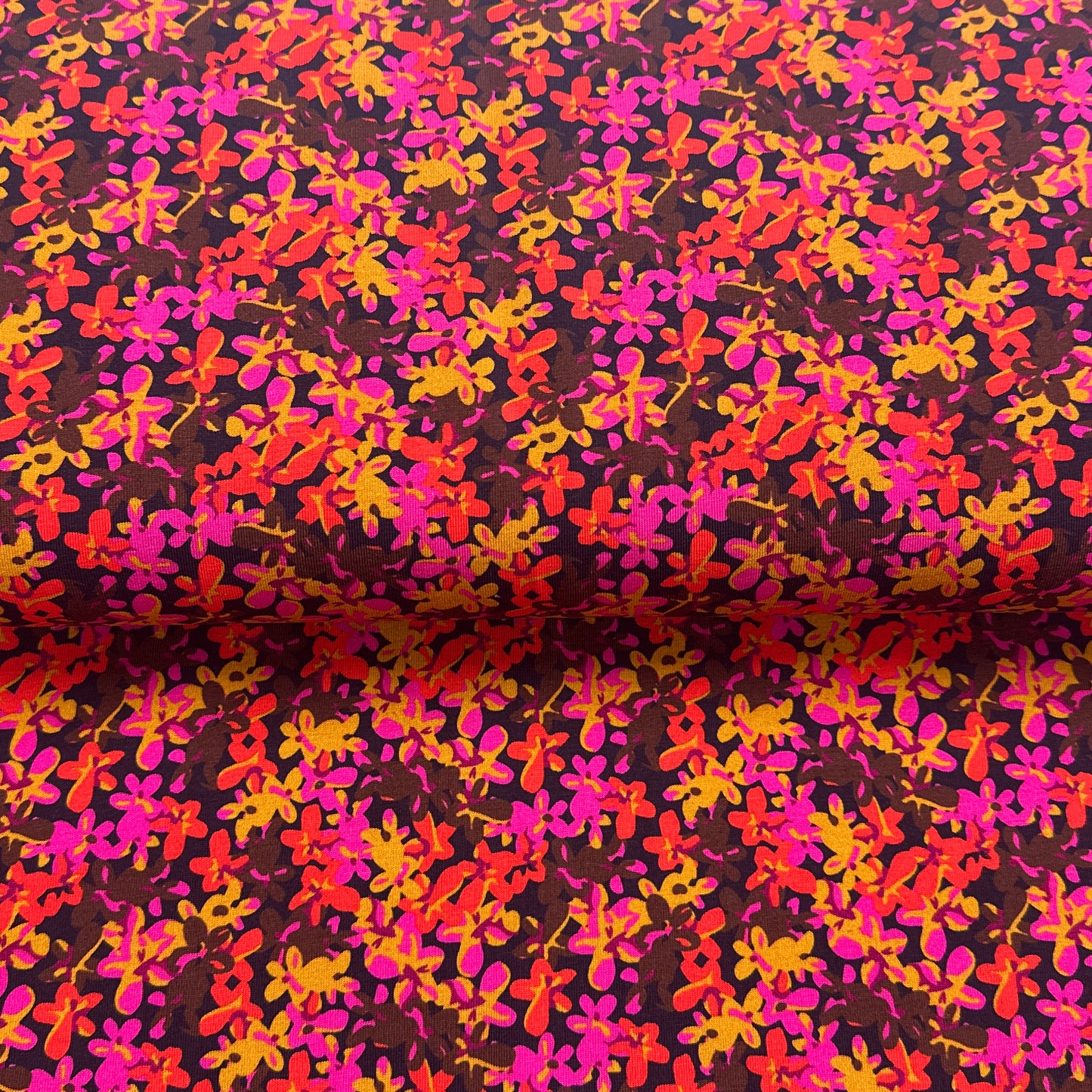 Essence florale rose - Jersey imprimé