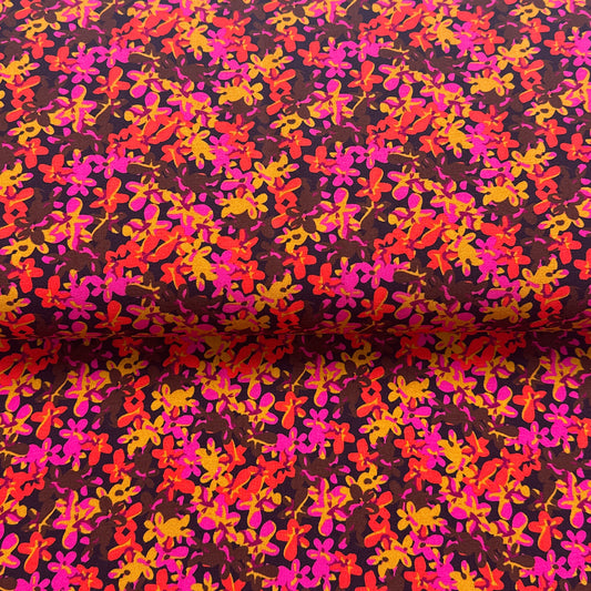 Essence florale rose - Jersey imprimé