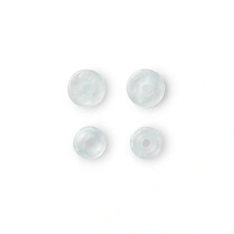 Plastic snap buttons 12.4mm PRYM - Transparent - pack of 30