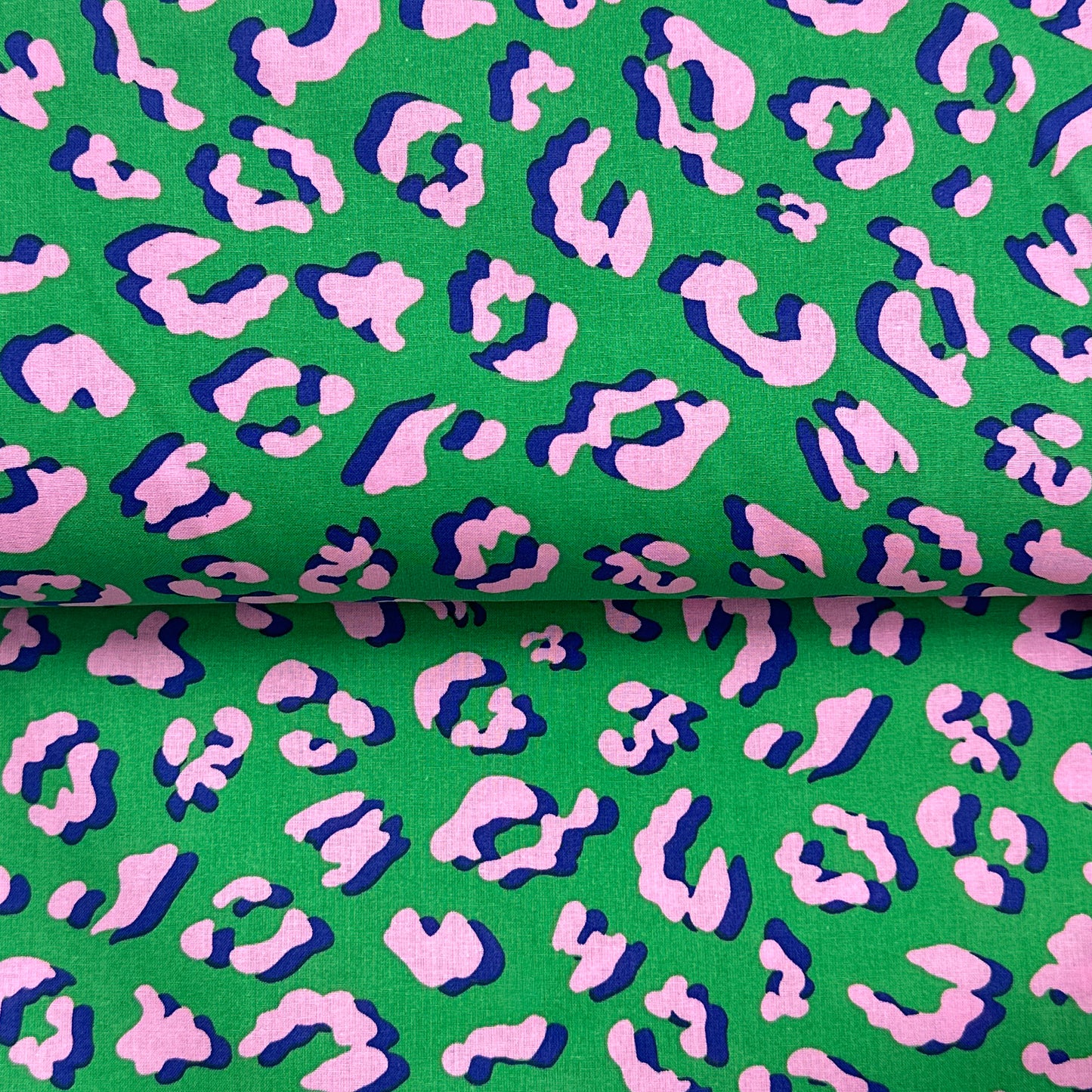 Léopard vert - Coton enduit