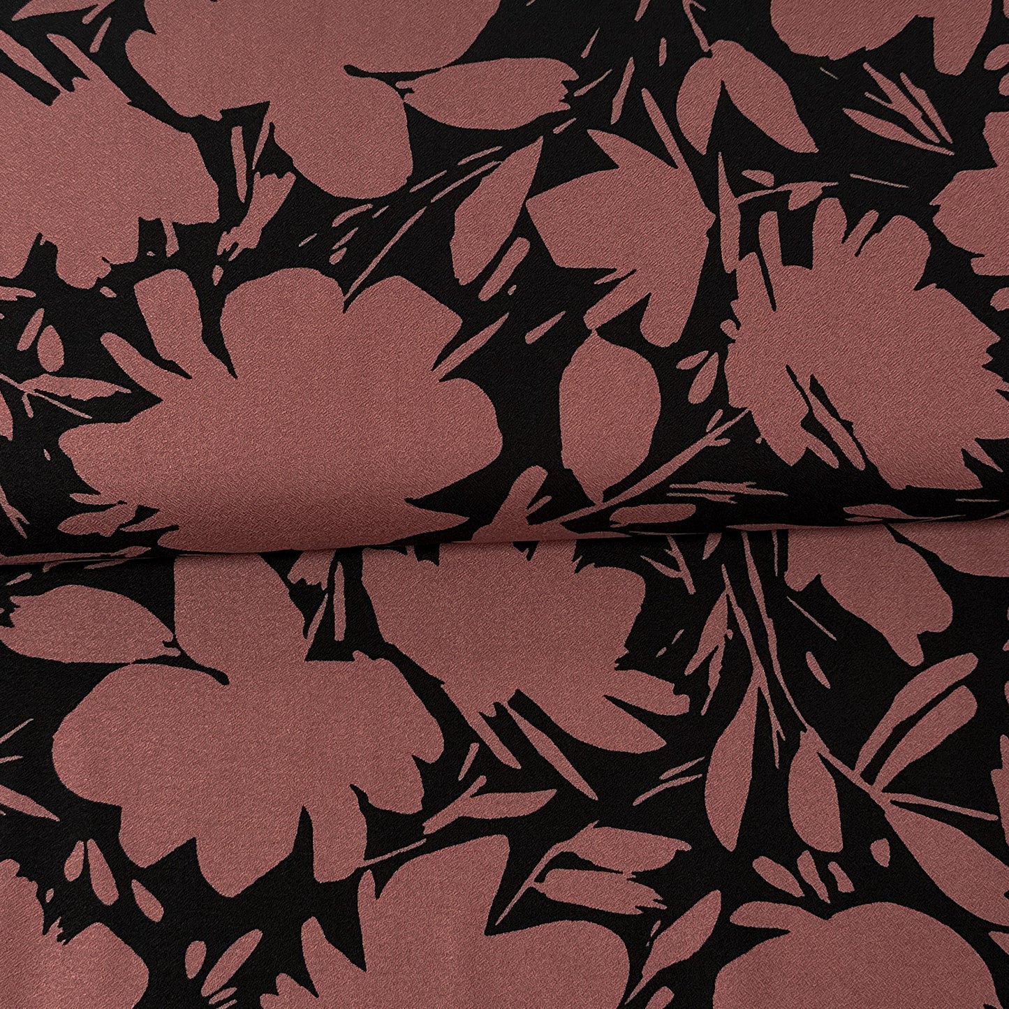 Floral shade rose foncé - Mind the Maker - Crêpe de viscose ECOVERO™