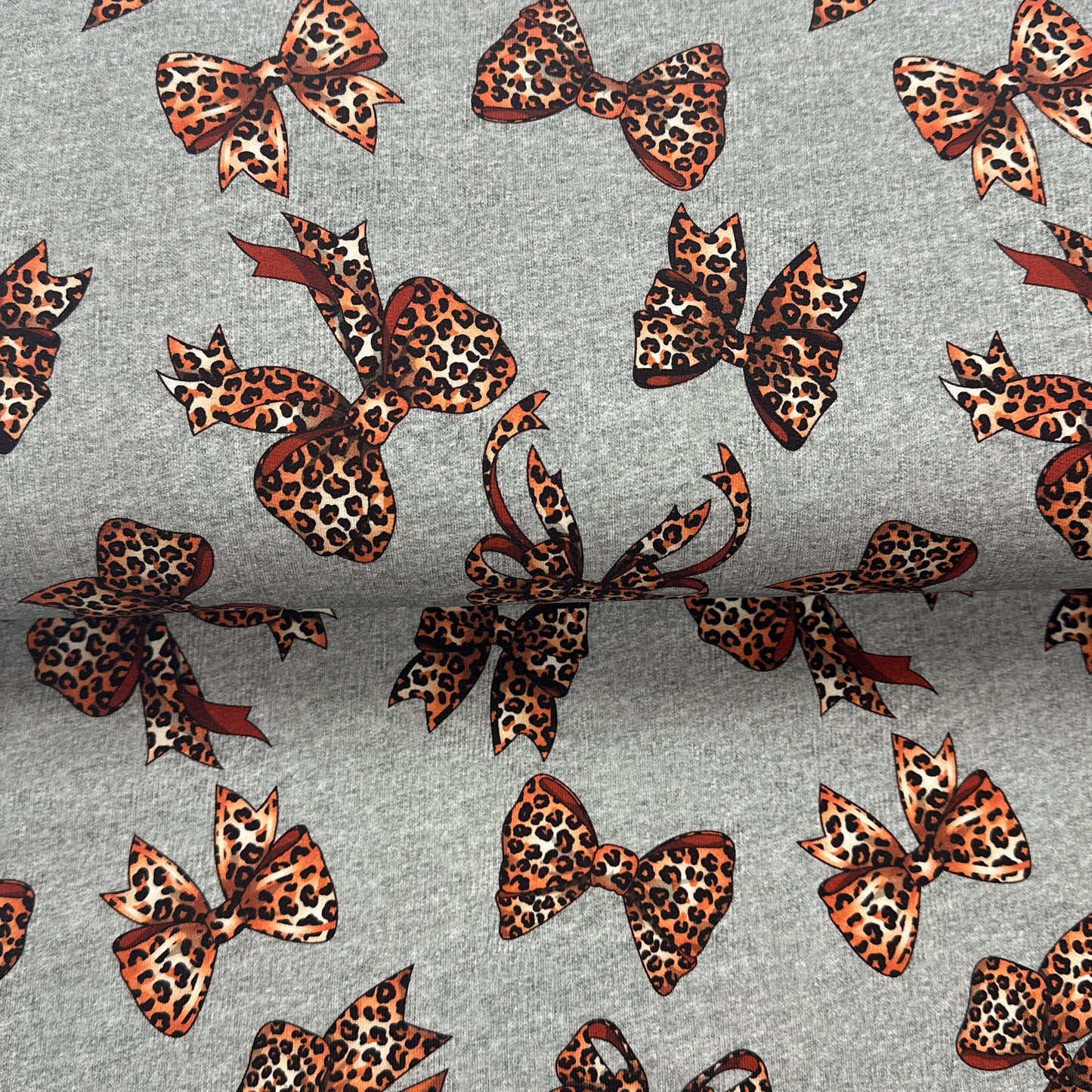 Boucles de léopard - French Terry brossé imprimé