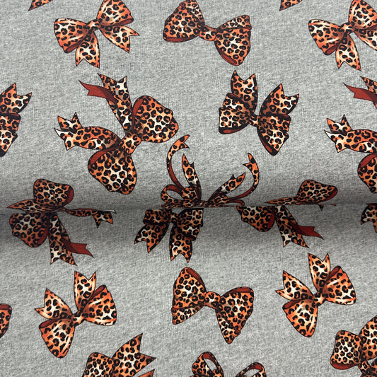 Boucles de léopard - French Terry brossé imprimé