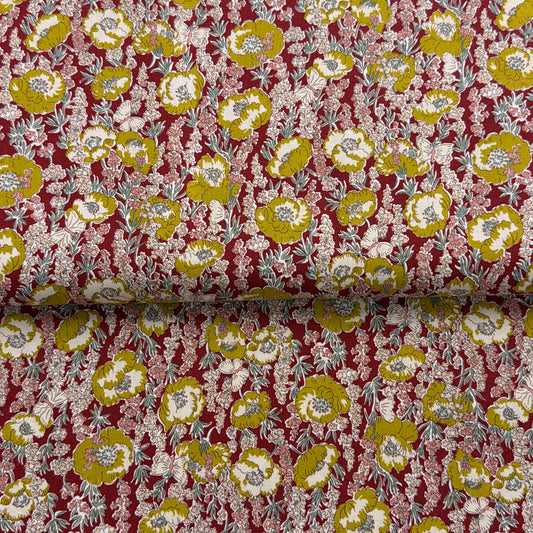 Poppy Breeze B - Liberty Fabrics - Coton à courtepointe