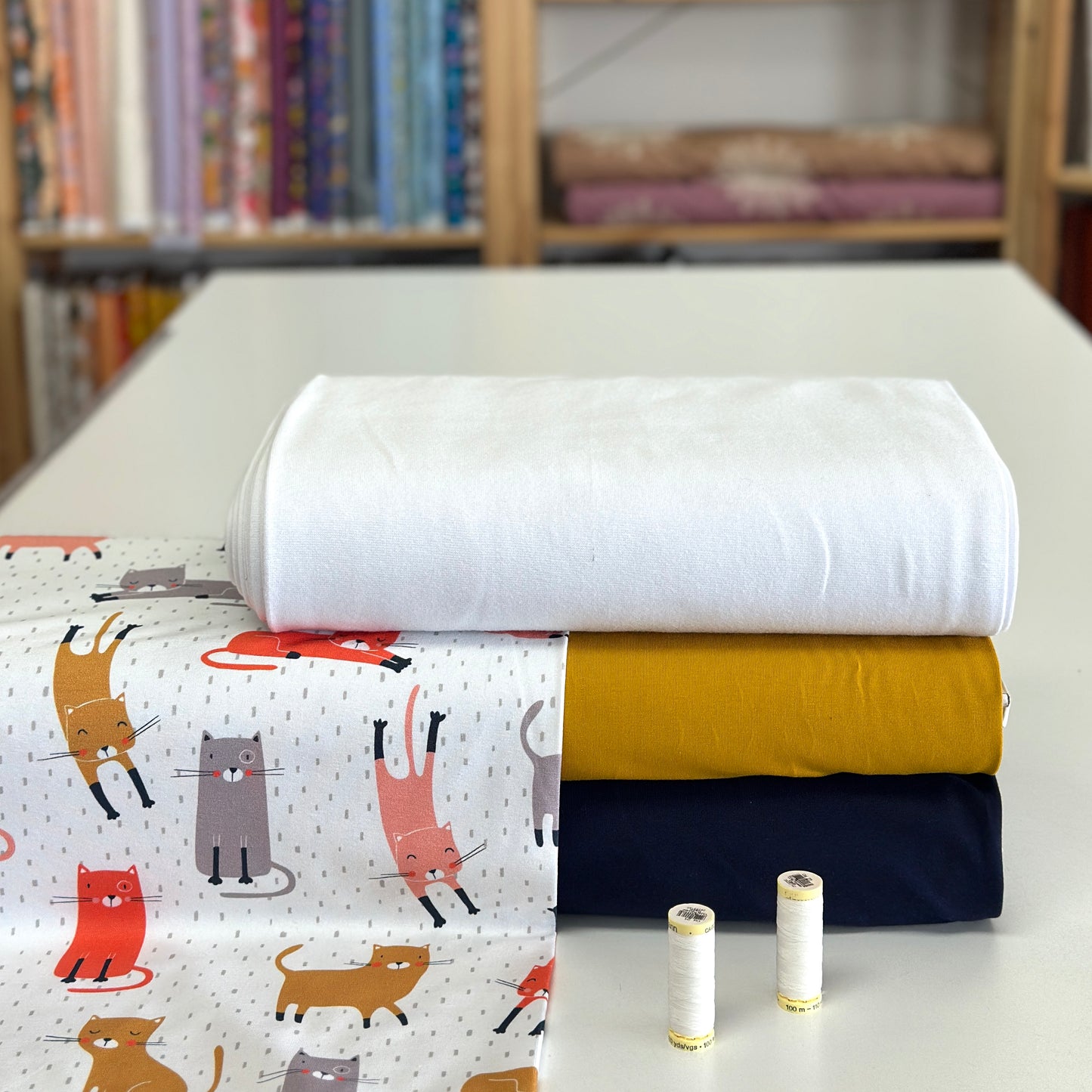 Fan de chats - NON NON OUI - Jersey imprimé