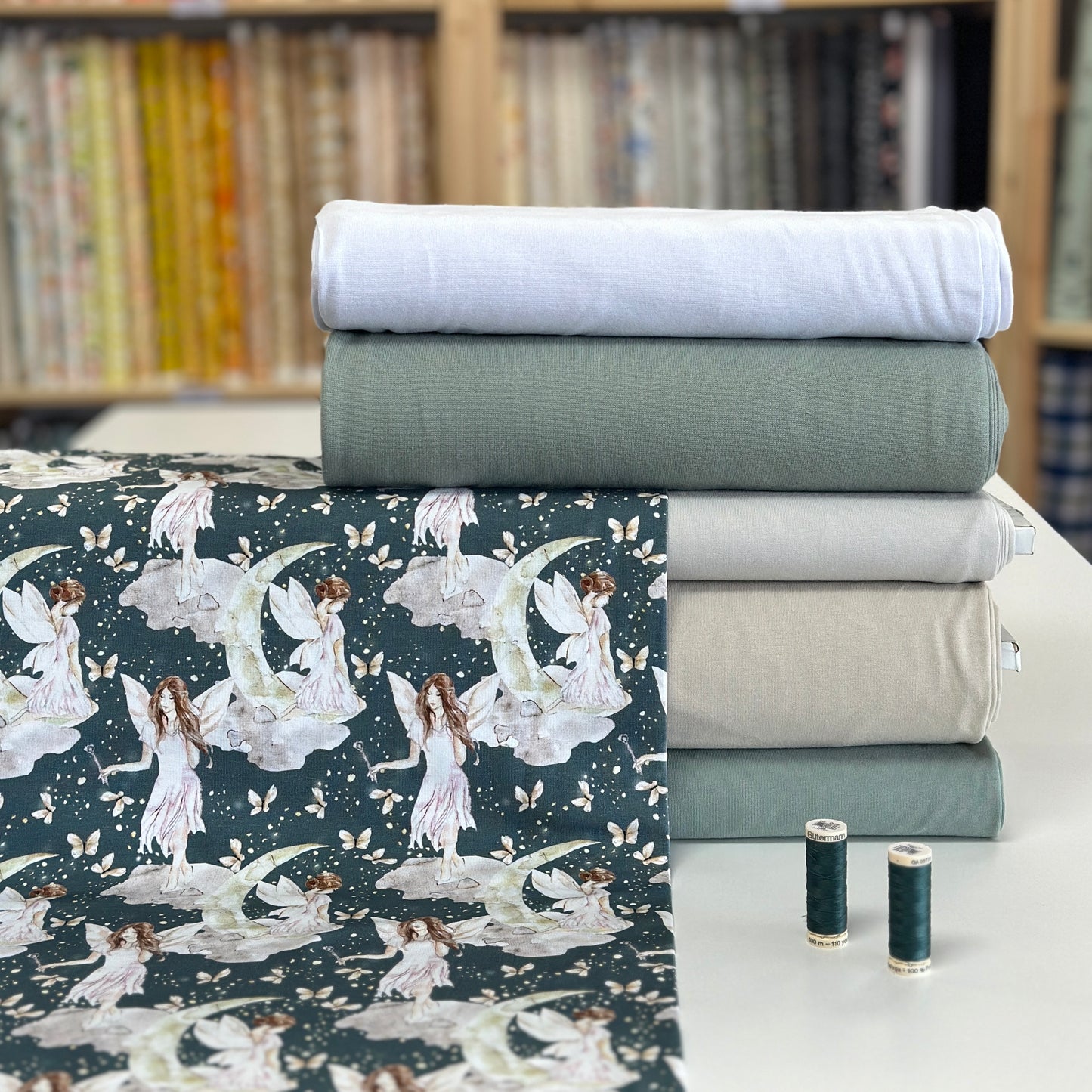 Lisa green - Allgots - Organic printed jersey