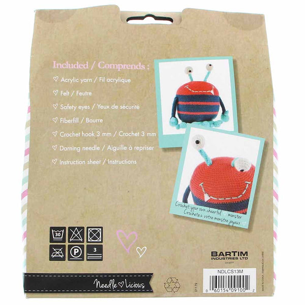 Complete NEEDLE LICIOUS crochet kit - Monster