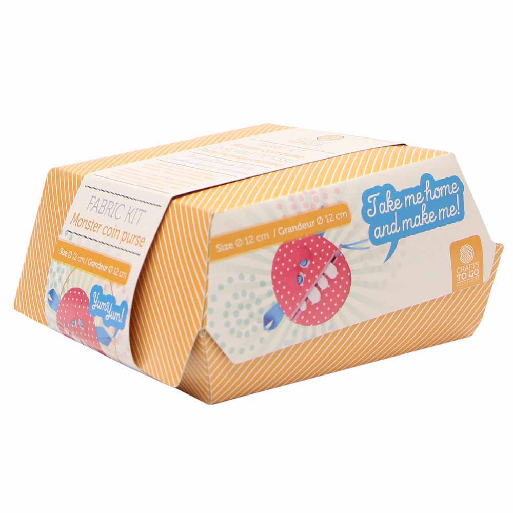 Set of fabric NEEDLE LICIOUS - Monster coin purse