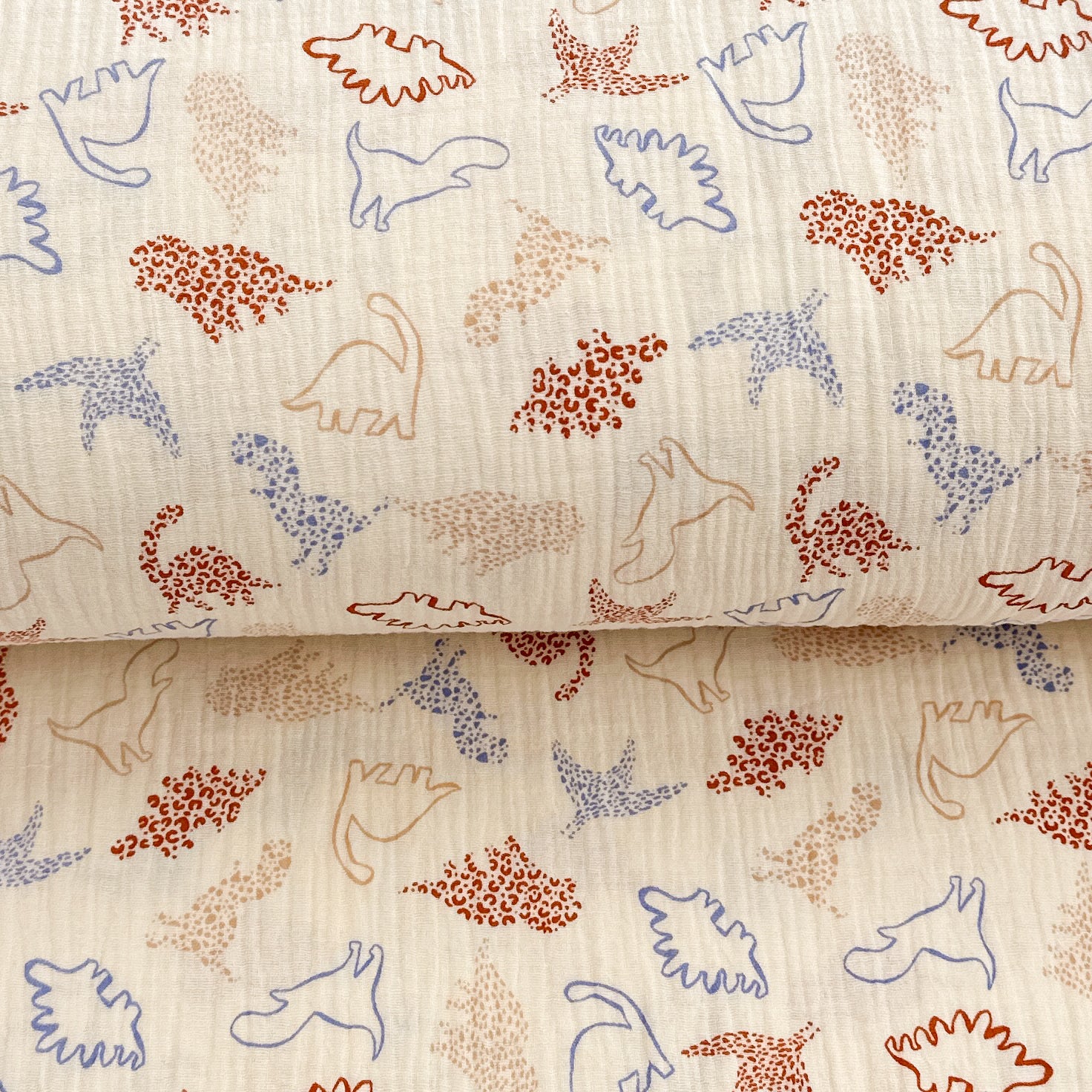 Marjan caramel - Printed muslin