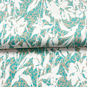 Viscose Polyester spandex turquoise