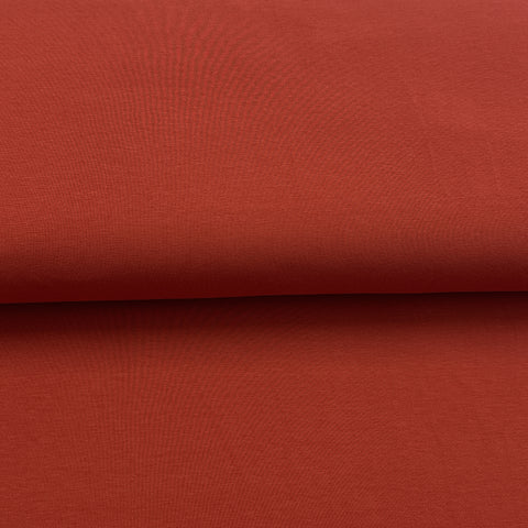 Burnt Orange - Solid organic jersey