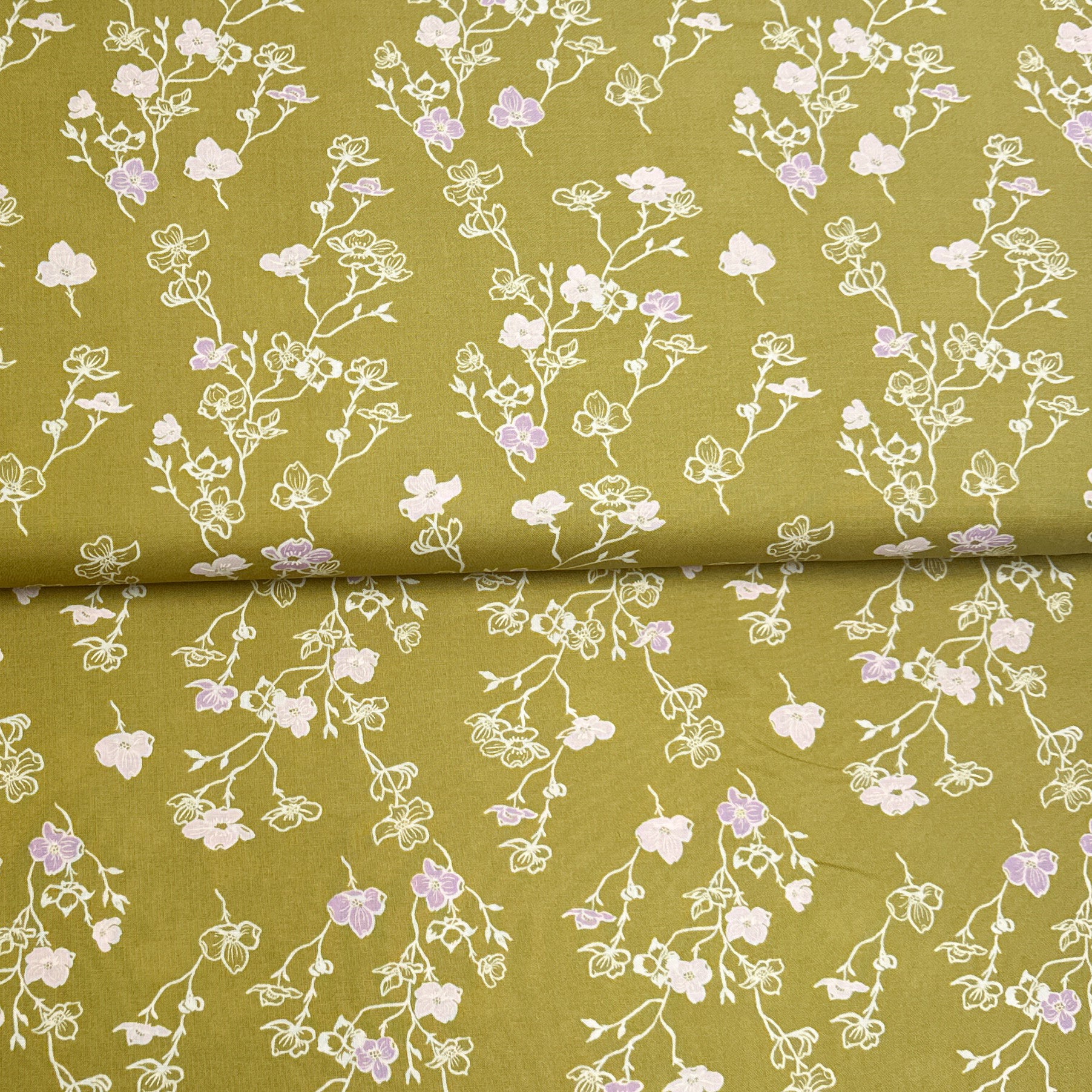 Dogwood Lichen - Monaluna - Organic printed poplin