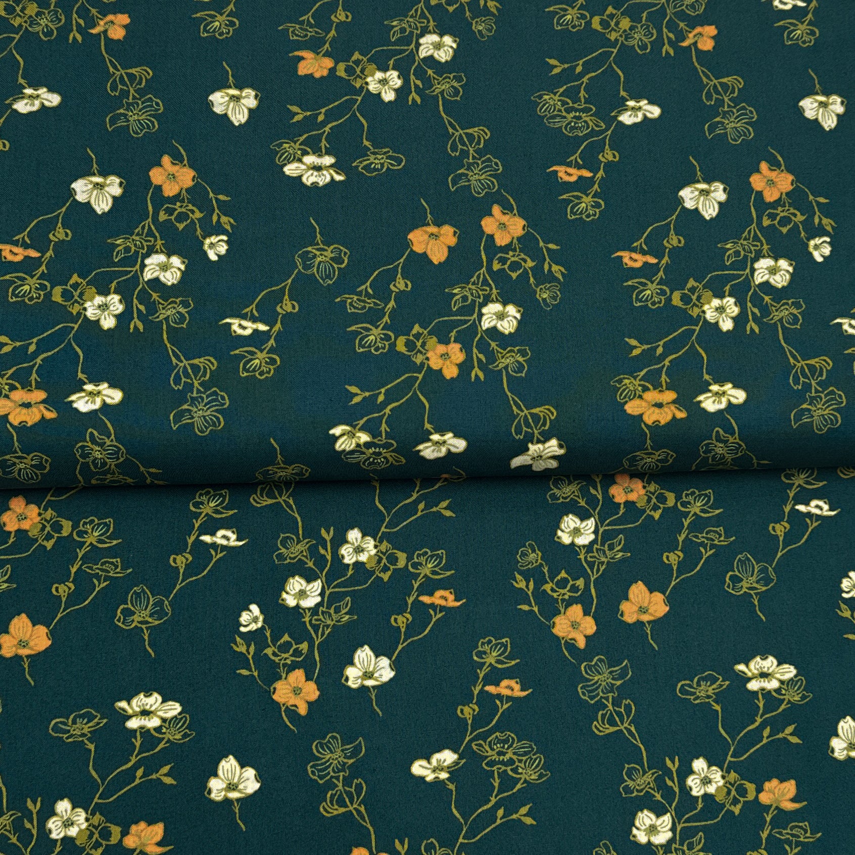 Dogwood Forest - Monaluna - Organic Printed Poplin