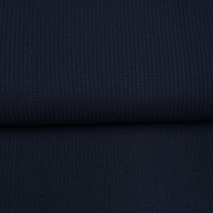 End of roll 46 cm - Navy - Embossed jersey