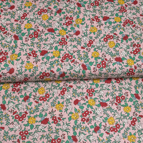Nature’s garden rose - Liberty Fabrics - Coton imprimé