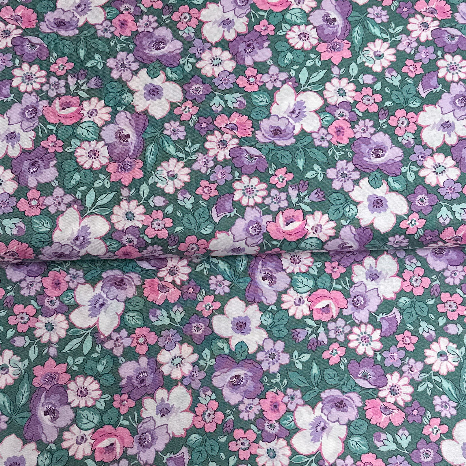 Hedgerow bloom lilas - Liberty Fabrics - Coton imprimé