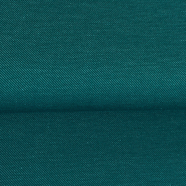 End of roll 77 cm - Petrol green denim look - Jersey