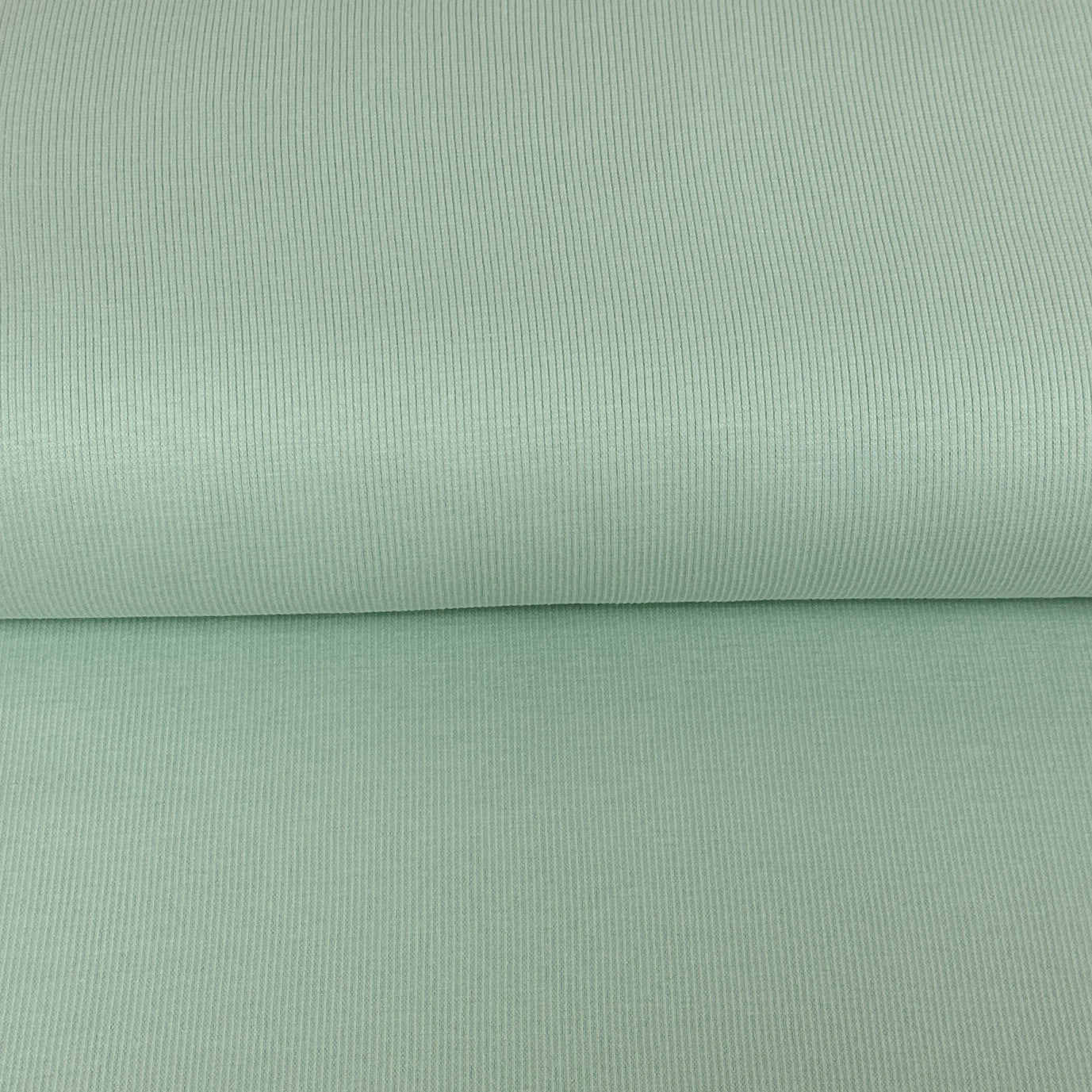 End of roll 85 cm - Light green glass - See you at six - Ribbing