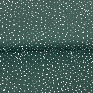 Pois vert mousse - Jersey imprimé