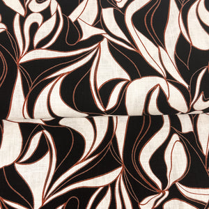 Abstract - Printed linen/cotton blend