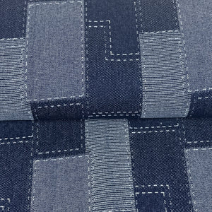 Patchwork - Denim Jacquard