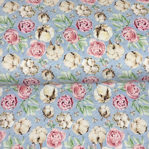 Cotton Flowers - Printed Jersey