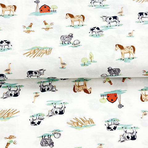 Farm animals - Printed Jersey