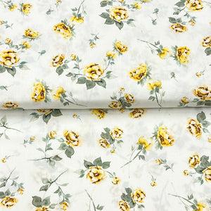 Ania Yellow - Allgots - Organic Printed Poplin