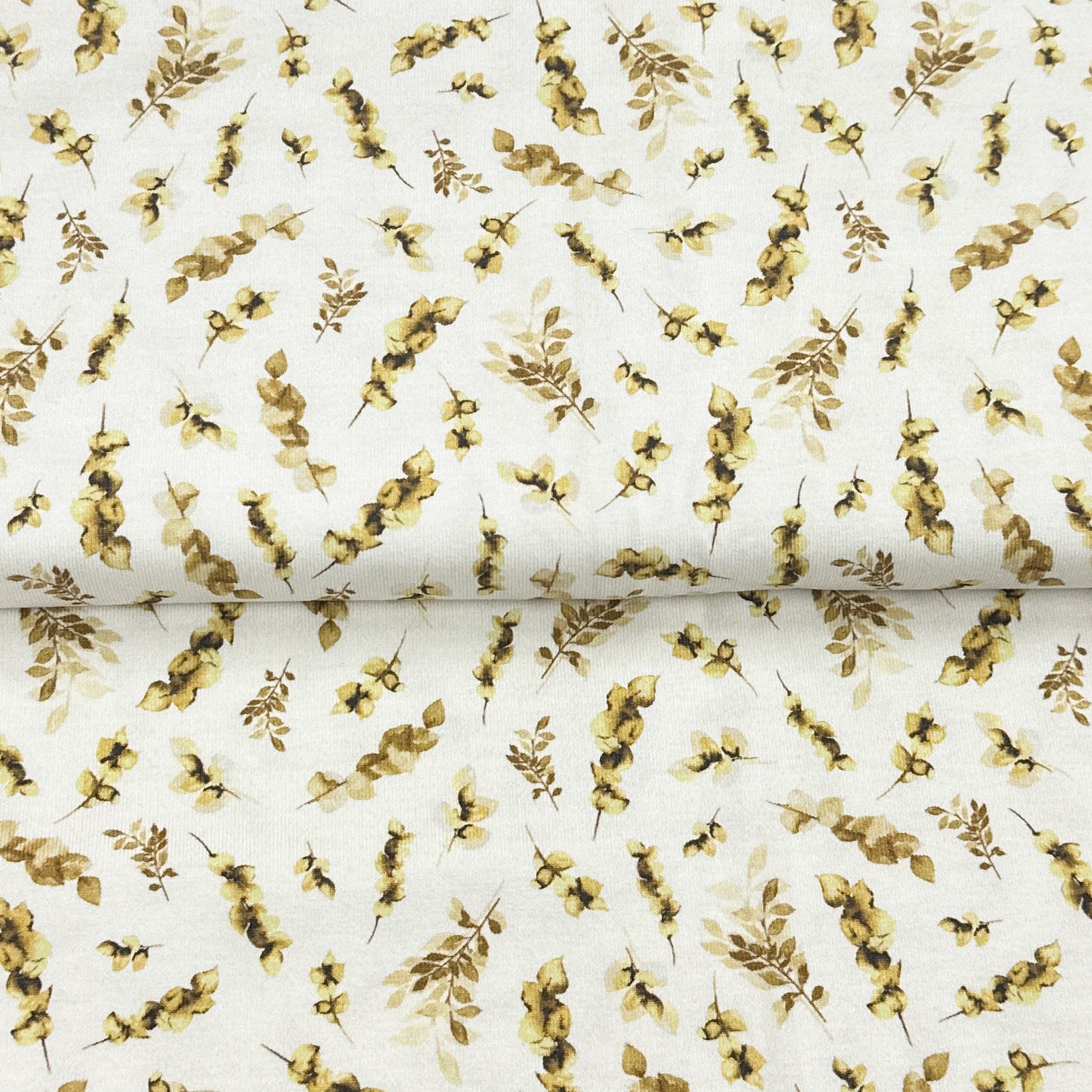 Fin de rouleau 100 cm - Enya Gold - Allgots - Jersey imprimé biologique