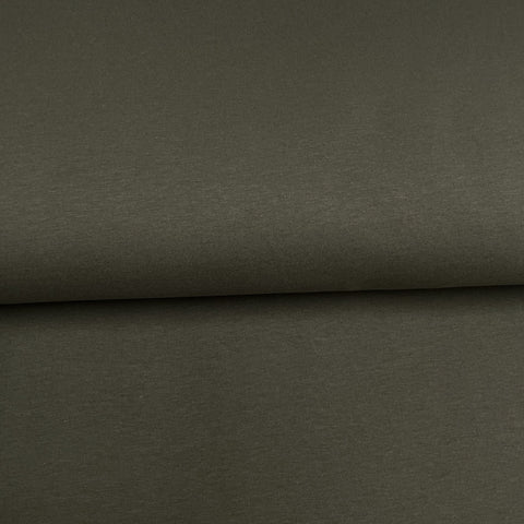 Anthracite - Solid organic French Terry