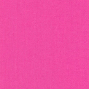 Bright pink - Kona - Coton à courtepointe uni