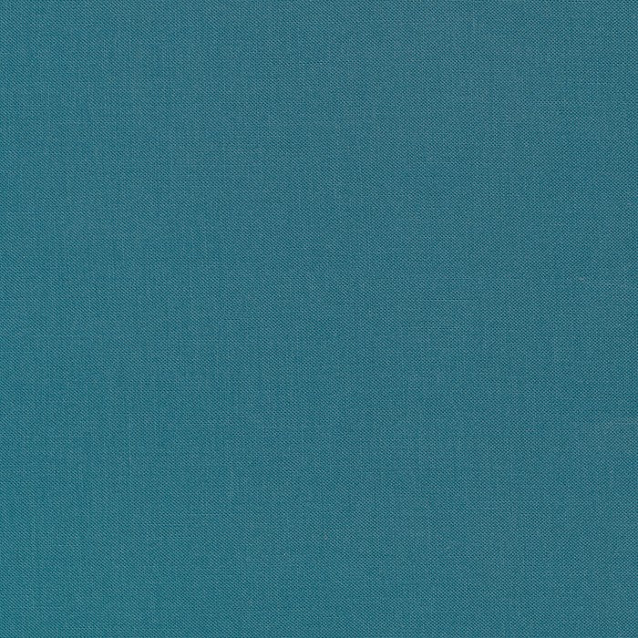 Teal blue- Kona - Coton à courtepointe uni