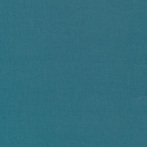 Teal blue- Kona - Coton à courtepointe uni
