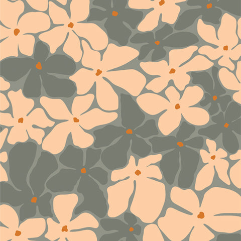 Floraison au coucher de soleil - Art Gallery - Coton imprimé
